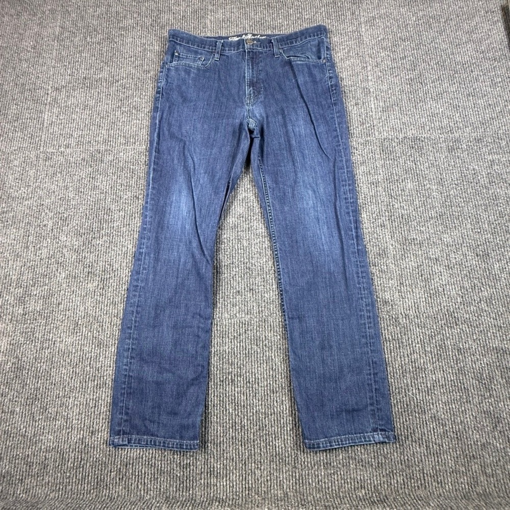 Flag & Anthem Nashville Straight Jeans Bennington Wash Mens 35x32 Blue FA16DN007